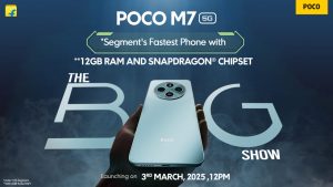 POCO is launching the POCO M7 5G on March 3, 2025