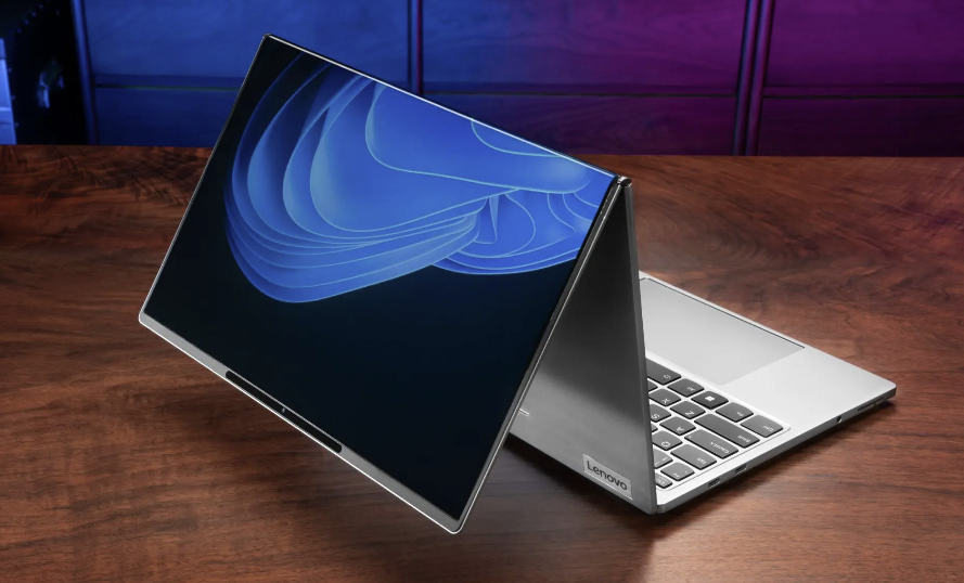 Lenovo introduces concept laptops with foldable screens and solar power