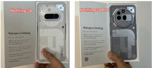 Nothing 3a vs Nothing 3a Pro