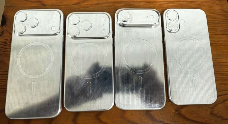Leaked images reveal Apple's iPhone 17 series