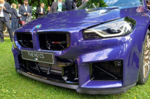 BMW M2 CS debuts with a ducktail spoiler, aggressive stance, and possible power boost nearing 500bhp.
