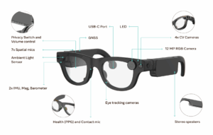 Meta’s Aria Gen 2 smart glasses come with AI chips, cameras, sensors, and heart rate tracking to support research.