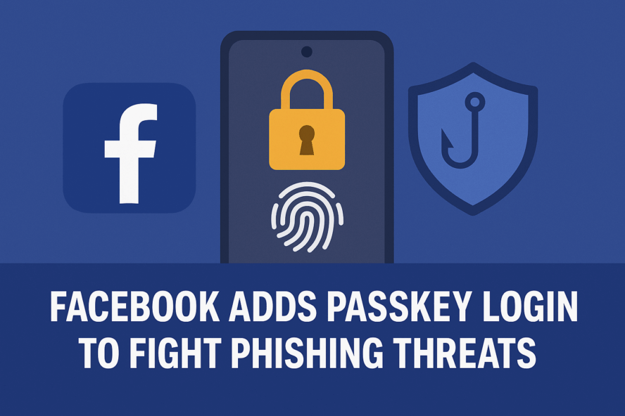 Facebook adds passkey login to fight phishing threats