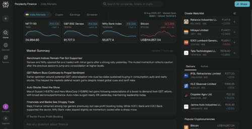 How to Use Perplexity Finance in India to Track Stocks for Free?