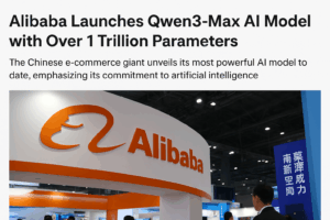 Alibaba unveils Qwen3-Max AI model with 1 trillion parameters