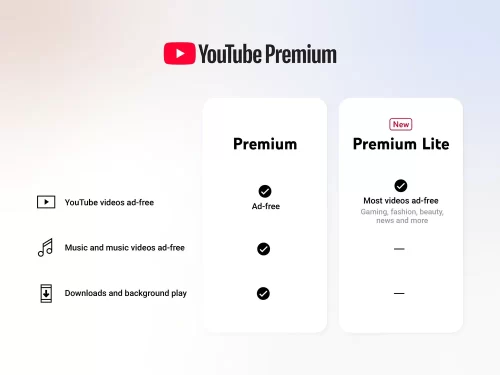 YouTube Premium Lite: Watch Videos Without Ads for ₹89