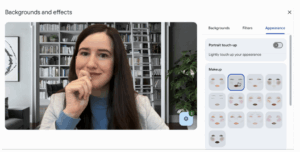 Google Meet Solves WFH Woes with New AI Makeup Filter