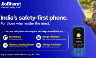 JioBharat Safety-First Phones Launched at IMC 2025 for Elderly and Dependents