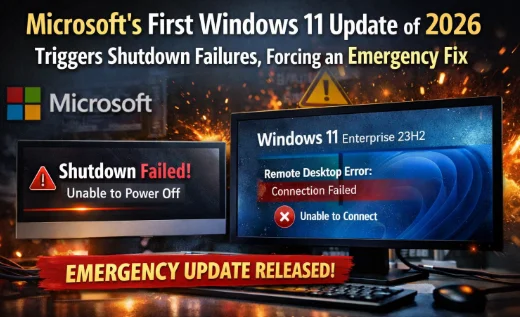 Windows 11 Bug Blocks Shutdown on Enterprise PCs After Microsoft Update