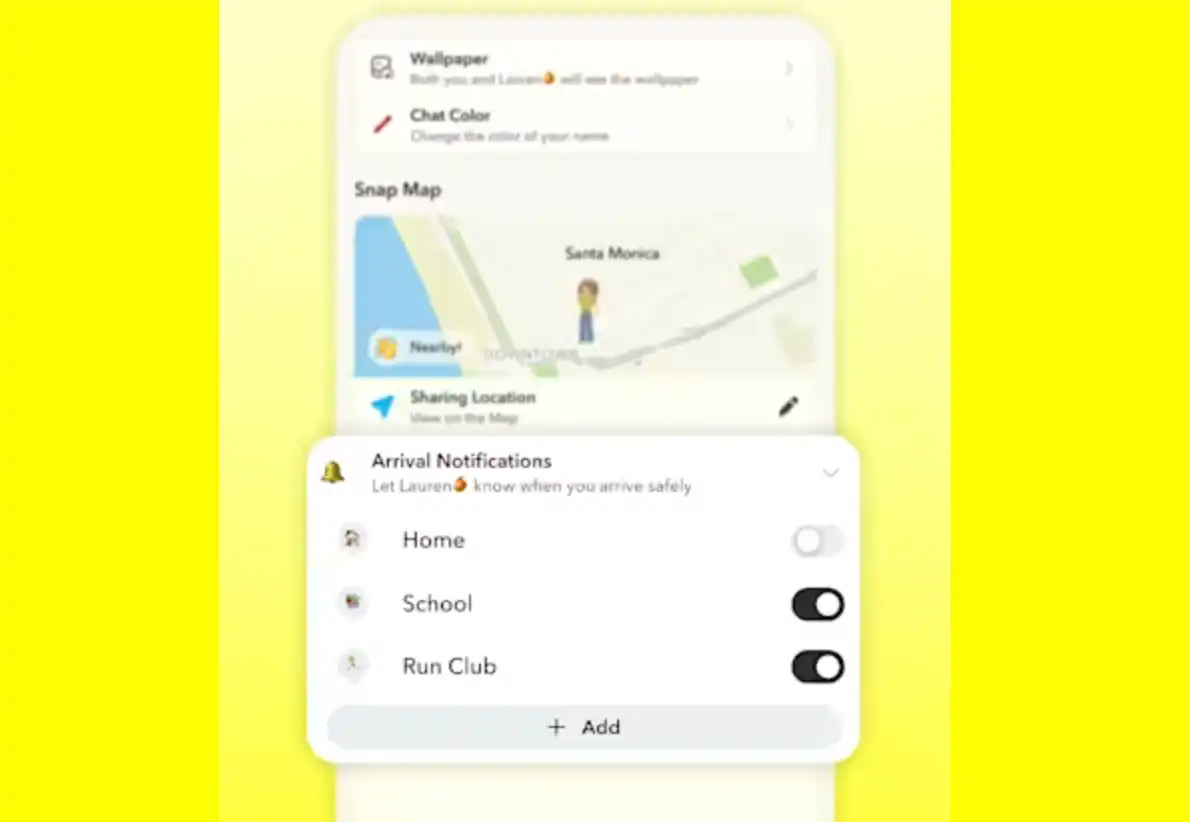 Snapchat Adds Arrival Notifications to Auto-Alert Friends When You Reach Locations