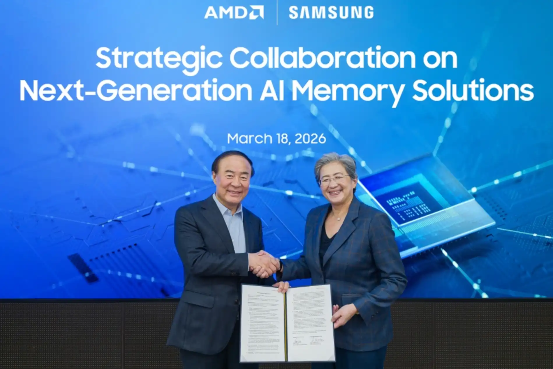 Samsung Electronics, AMD Expand AI Memory Deal with HBM4 Focus