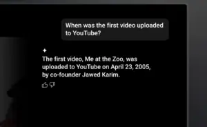 YouTube Conversational AI Tool Arrives on Smart TVs