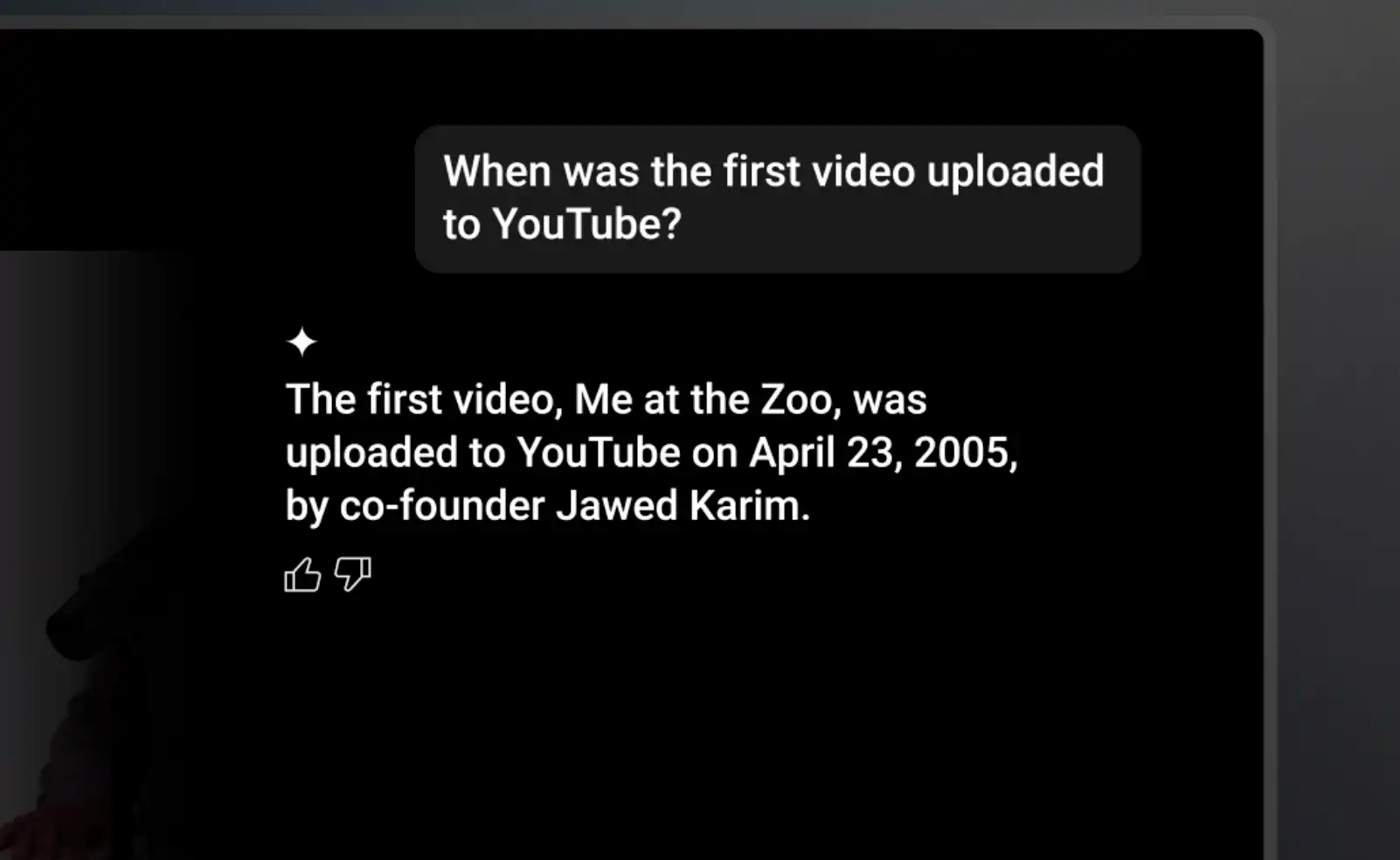 YouTube Conversational AI Tool Arrives on Smart TVs