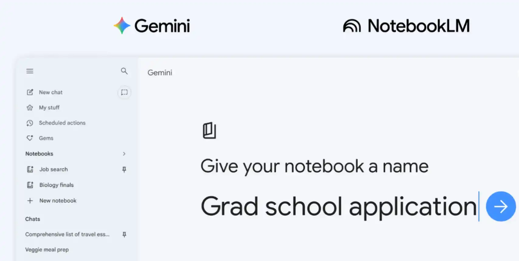 Google Adds Notebooks to Gemini to Turn Chats Into Structured Knowledge Hubs