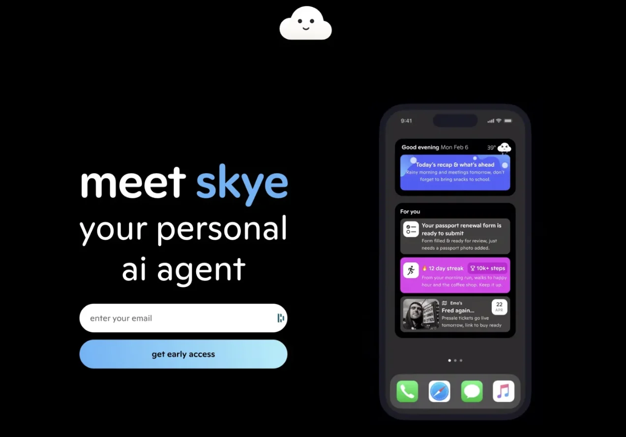 Skye, an AI-powered iPhone home screen app by Signull Labs, has raised $3.58 million in pre-seed funding ahead of launch. Here is what the agentic widget-based interface does and why investors are watching it.