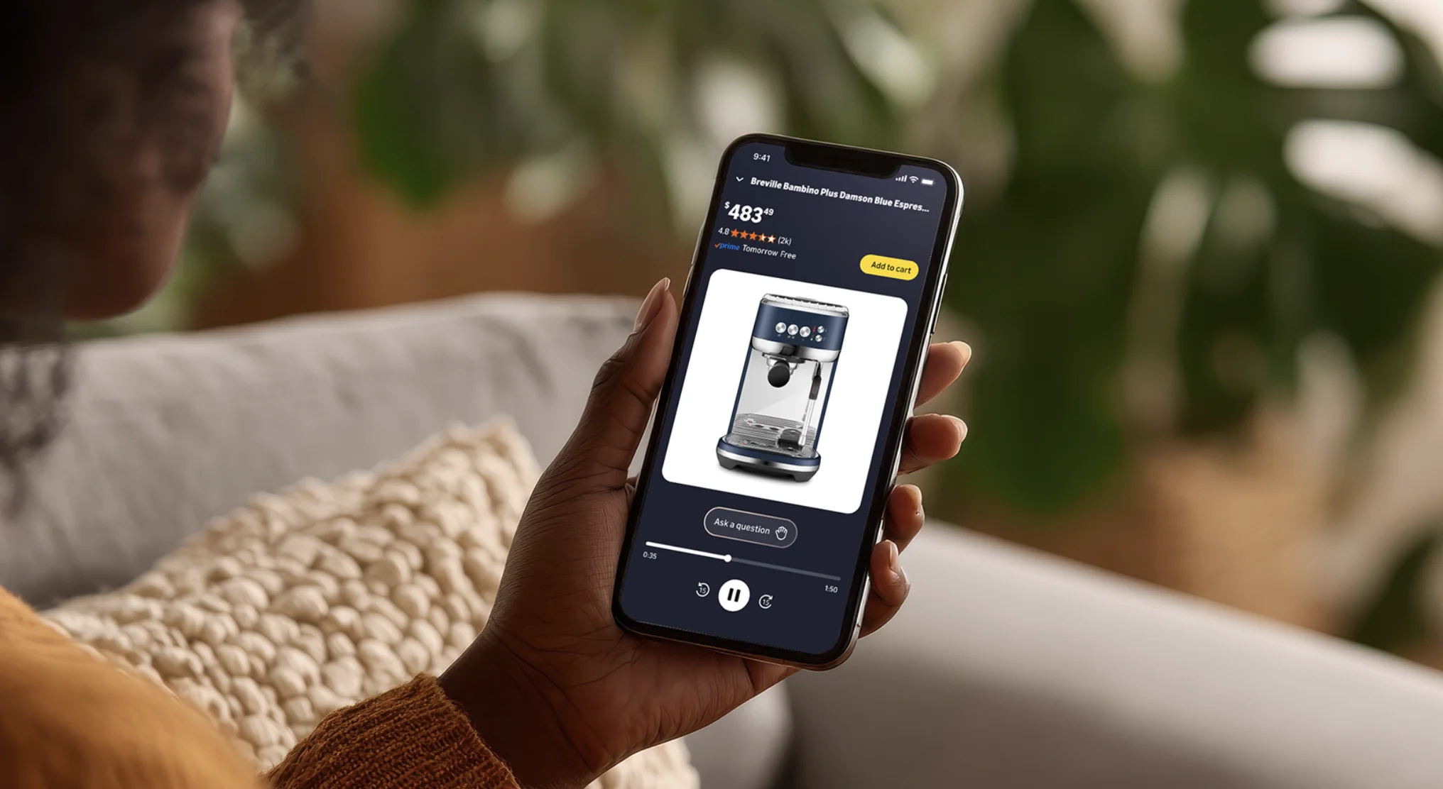 Amazon Launches AI Audio Q&A Feature on Product Pages