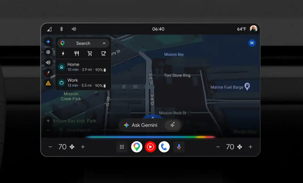 Google is rolling out Gemini to cars with Google built-in, replacing Assistant with a conversational AI that delivers navigation insights, vehicle info, and messaging support through natural voice interaction.