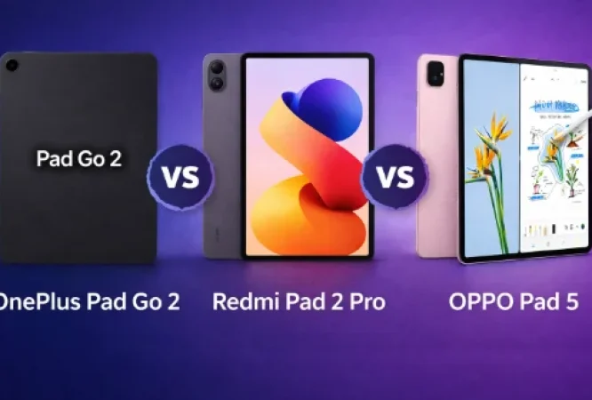 Best Budget Tablet in India: OnePlus Pad Go 2 vs Redmi Pad 2 Pro vs OPPO Pad 5